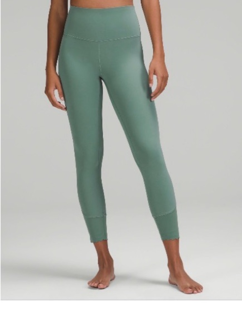 Lululemon Align Scalloped Hem High-Rise Tight 25” 14 Tidewater Teal